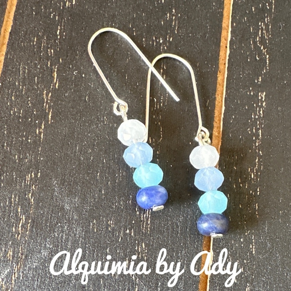 Alquimia by Ady Blue Gradient Earrings